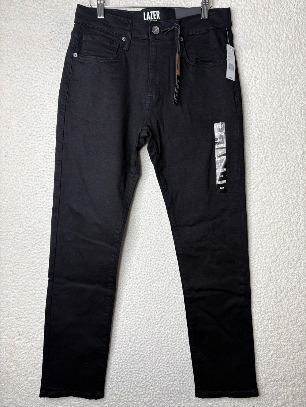 NWT Lazer Black Slim Fit Jeans 32x32